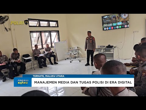 POLDA MALUT BEKALI SISWA SPN LITERASI DAN MANAJEMEN MEDIA WUJUDKAN POLISI ADAPTIF DI ERA DIGITAL