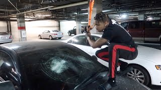 DEAR POUDII... FIX YOUR CAR WINDSHIELD!!! 😈