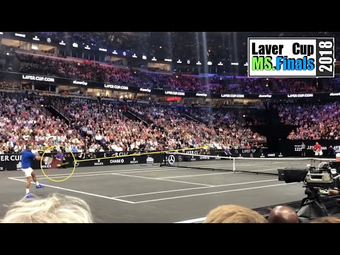 Tennis is superfast if watching right behind.