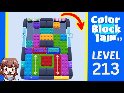 Color Block Jam Level 213 Solution Walkthrough