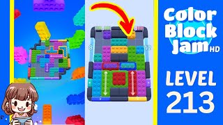 Solusi Level 213 Color Block Jam