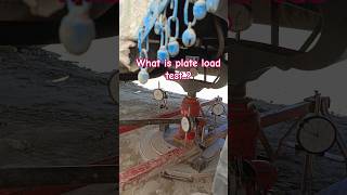 plate load test. #feed #construction #shorts #reels #house #foundation #strong #plate #load #test