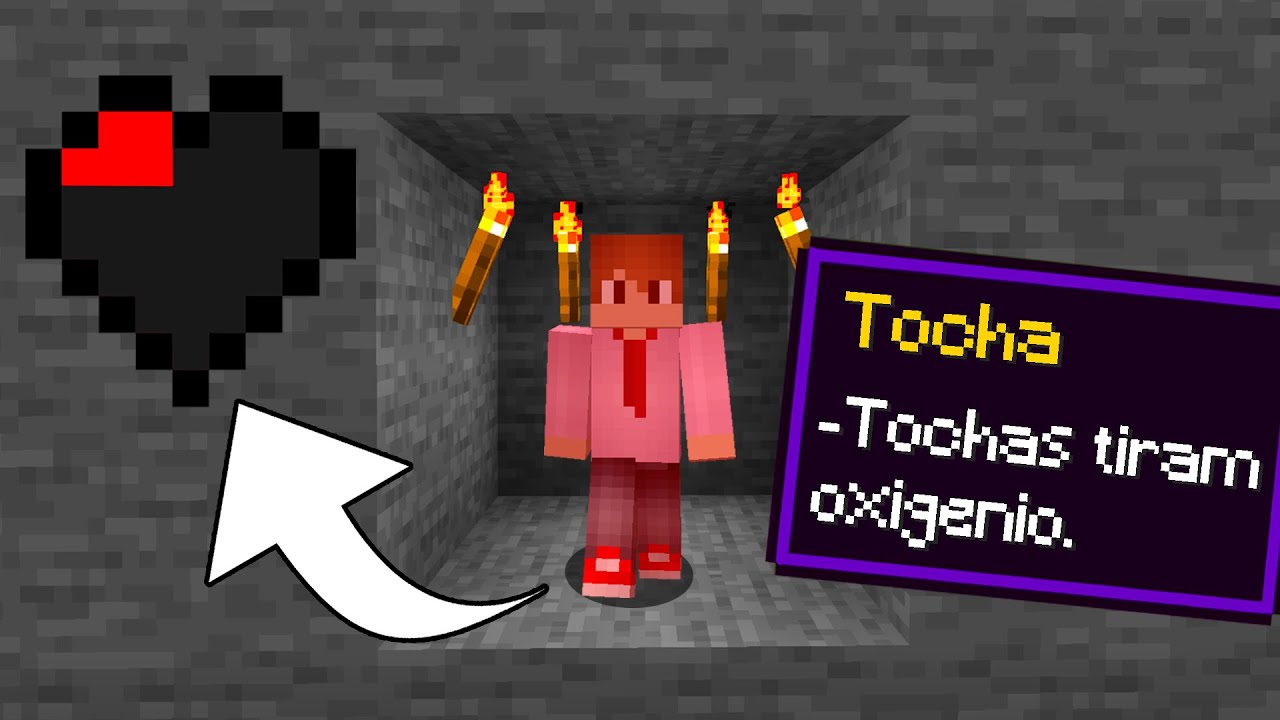 minecraft mas o realismo é quebrado