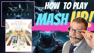 How to Play Nemesis Board Game | Rococo Board Game Mashup!