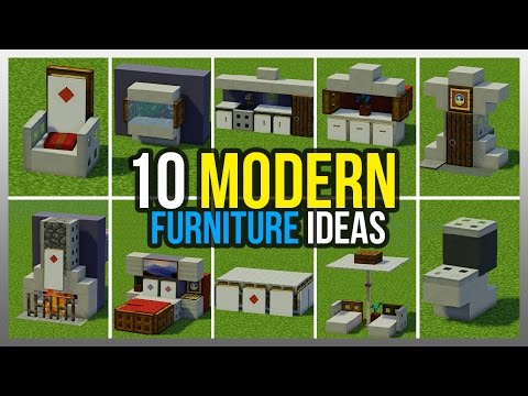 Minecraft ideas for house furniture Minecraft ideas for house furniture