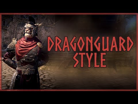 ESO Dragonguard Style - Showcase of the Dragonguard Motif in The Elder Scrolls Online