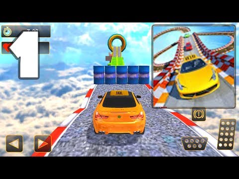 Real Taxi Car Stunts 3D: Impossible Ramp Car Stunt - Android Mobile Gameplay Walkthrough Part 1