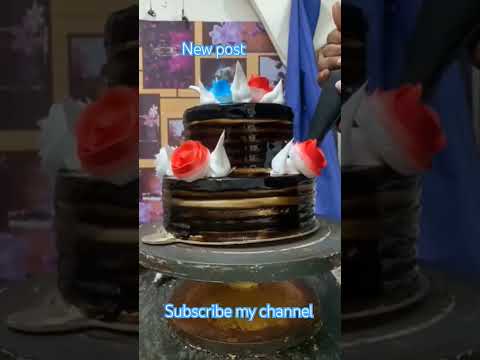 💫chocolate 🫰cake✨ #bollywood #hindisong #music #cake #birthdaycakedecoratingideas #cakedecoratingide