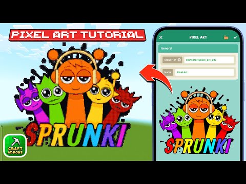 ULTIMATE Minecraft Pixel Art Tutorial! 🔥 Step-by-Step Phone Build (No Experience Needed!)