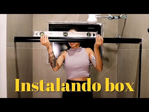 Instale você mesmo(a) seu BOX DE BANHEIRO,  fácil!