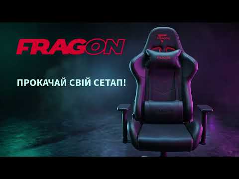 Крісло для геймерів FRAGON 3x Series Чорне (FRGN_3X_R2_BLACK)