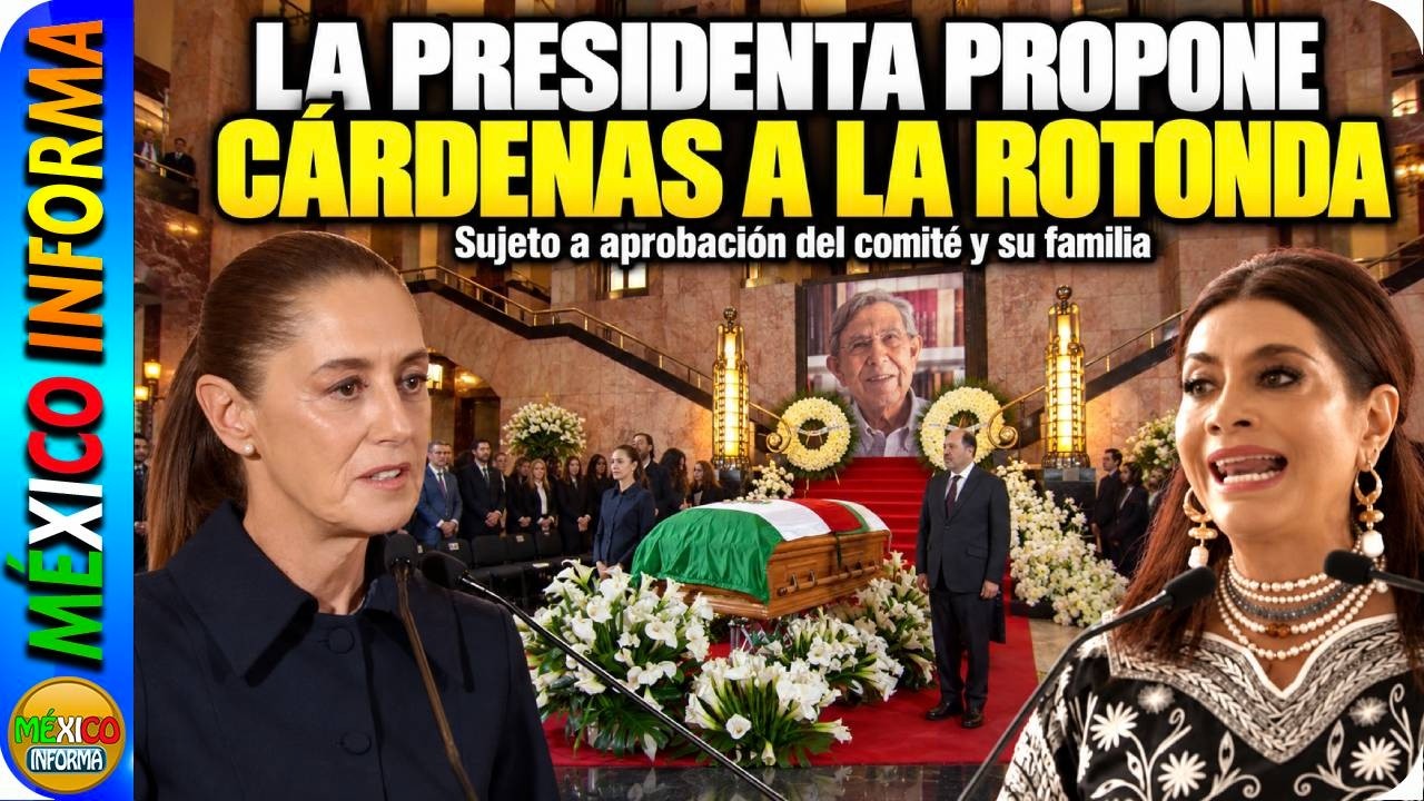 LA PRESIDENTA ASISTIÓ AL HOMENAJE DE CUAUHTÉMOC CÁRDENAS EN BELLAS ARTES. ESTO PROPUSO.