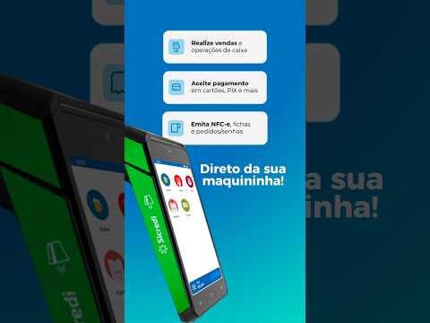 Thumbnail do vídeo: Sistema frente de caixa completo na sua maquininha Sicredi