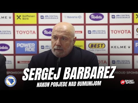 SERGEJ BARBAREZ NAKON POBJEDE NAD RUMUNIJOM | PRESS KONFERENCIJA
