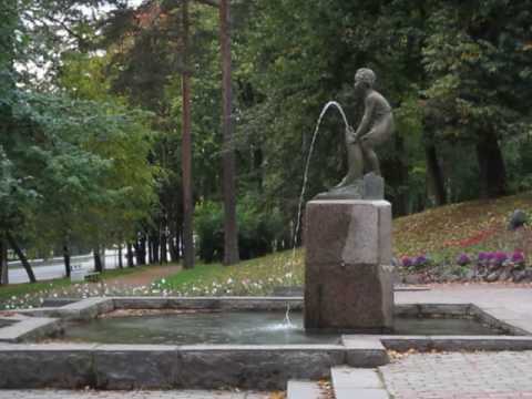 Fountain in Zelenogorsk (Terijoki) near St.Petersburg, Russia