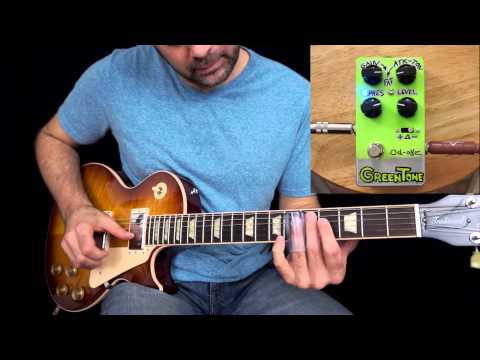 Les Paul Traditional in Open E Tuning w/ VL Effects Greentone