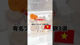 スタバもハーゲンダッツも餅!?🍨ベトナムの中秋節シーズン限定で、まるで3プランドの月餅をチェックしてきた🇻🇳⭐この時期にベトナム来るなら是非チェックしてみて✨