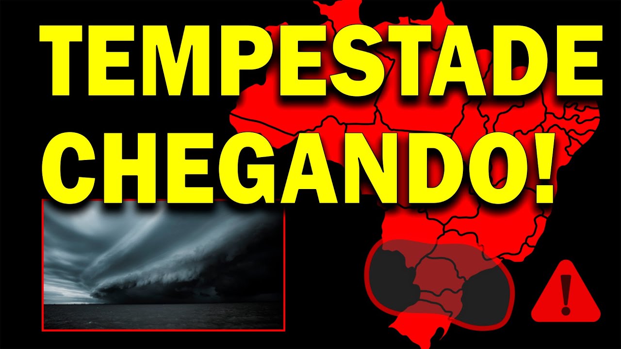 🔴URGENTE: Alerta de Chuvas Volumosas e Tempestades Agora! 🔴 AO VIVO 🔴