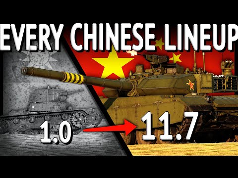 ONE Match With EVERY CHINESE LINEUP (War Thunder)