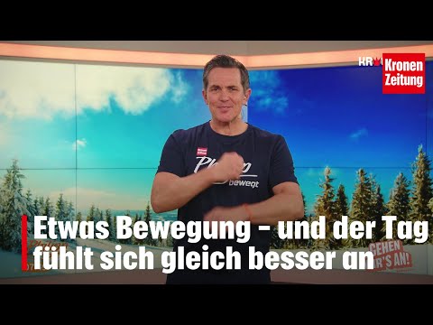 Philipp says on Tuesday, January 27th: The day feels better afterwards.