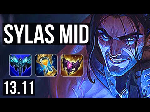 SYLAS vs YASUO (MID) | 12/2/8, Legendary | KR Diamond | 13.11