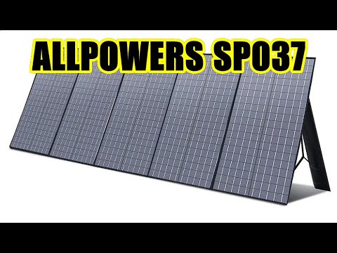 ALLPOWERS SP037 400W Portable Solar Panel Waterproof IP67 Foldable Solar Panel Kit with 37.5V MC-4..