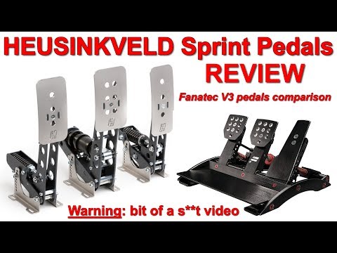 Heusinkveld Sprint Pedals Review - Fanatec V3 comparison