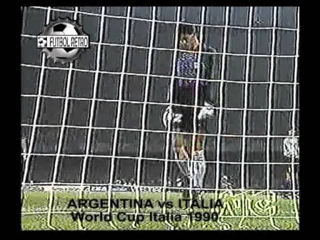 Argentina 1 vs Italia  1  World Cup Italia 90  FUTBOL RETRO TV