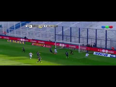 Gol de Mariano Pavone - Doblete - Velez Sarsfield 2 Vs 0 Rosario Central - Fecha 2 - Liga Argentina
