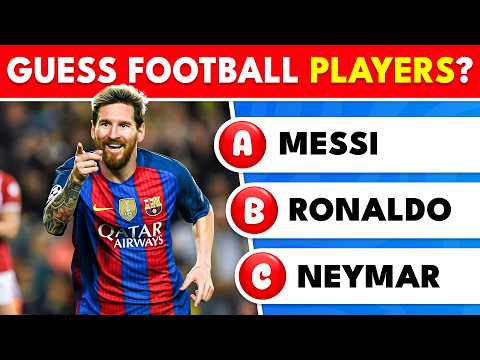 Guess 100 FOOTBALL PLAYERS in 3 Seconds | Football Quiz Time