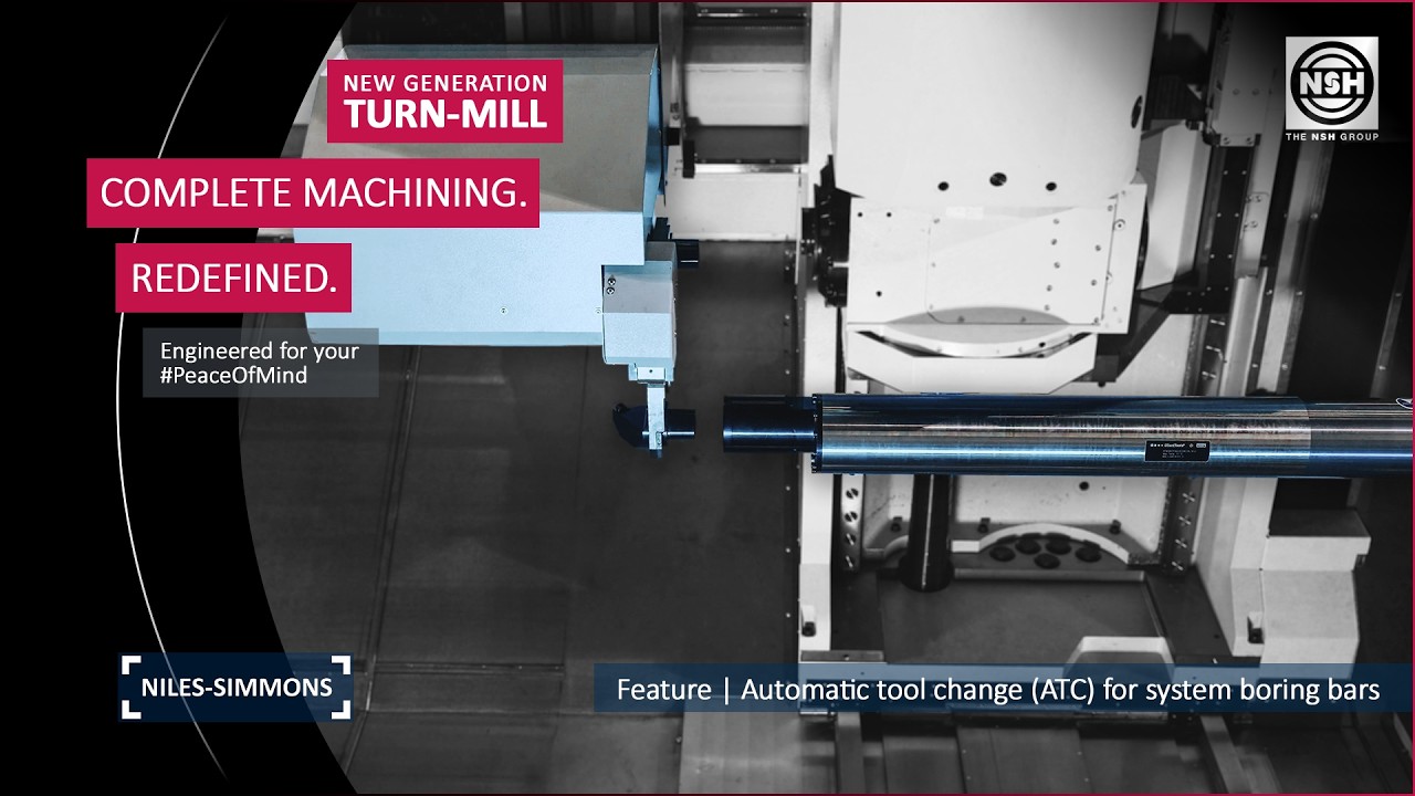 NILES-SIMMONS TURN-MILL | Automatic tool change (ATC) for system boring bars (Werkzeugwechsler)