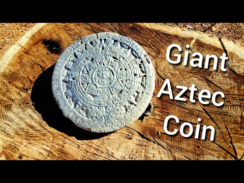 Making Aluminum Coin - Giant Aztec Coin