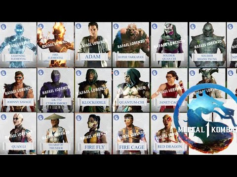 Mortal Kombat 1 - All NPC and Fused Characters MK1