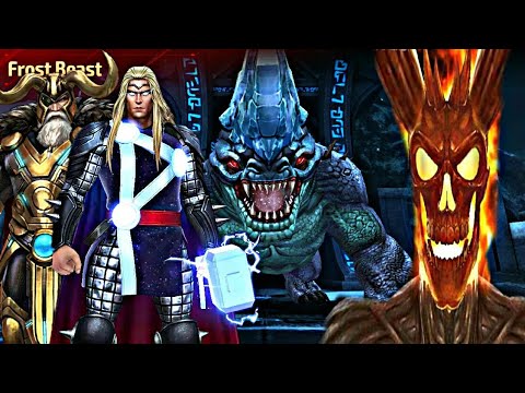 Abx Universal Super Hero| Thor VS Ghost Rider VS Odin Comparison - Marvel Future Fight