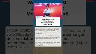 Wasekjen PSI Sebut Jokowi Bak Messi Tanpa Trofi Piala Dunia, Incar Kemenangan di Pemilu Legislatif