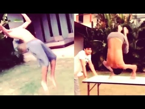 Shahrukh Khan's Son Aryan's CRAZY Stunts Video Gone Viral | EXCLUSIVE