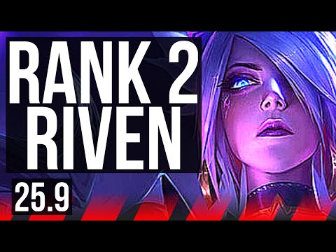 RIVEN vs NASUS (TOP) | Rank 2 Riven, 70% winrate, Rank 22 | NA Challenger | 25.9