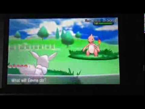 Shiny Eevee through Wonder Trade!!! Pokemon X and Y