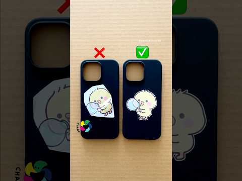 Sticker Deco ✂️ Messy vs. Perfect: Bubble Chick 🎈🐣 #chanafavors #PerfectCut #DIY