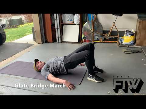 Glute Bridge March