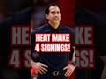 Miami Heat Make Flurry Of Signings Heat News Shorts Nba Heat