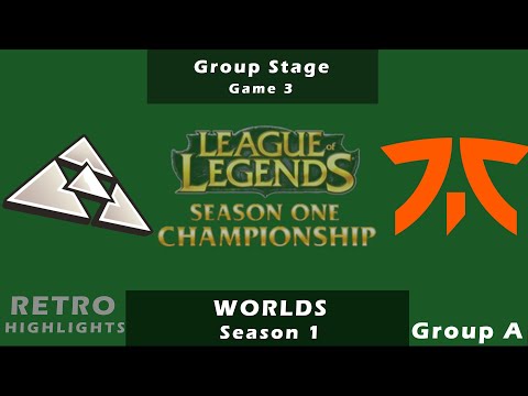 aAa vs FNC | RETRO Highlights | LoL Season 1 World Championship | Group Stage Group A Game 3