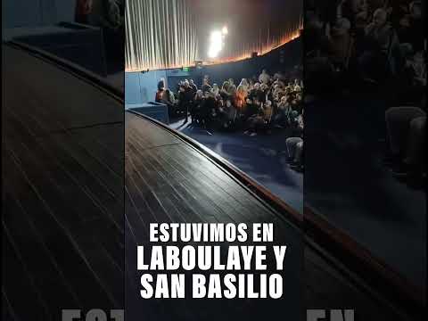 ¡Fin de semana a pura risa y sala llena! 🤩👏Laboulaye y San Basilio, se pasaron.