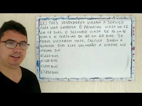 Mínimo múltiplo comum - MMC