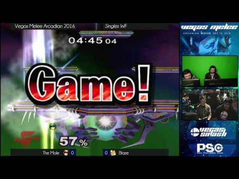 Arcadian Winter 2016 - Melee - Singles - WF - The Mole (Falcon) vs Blaze (Fox)