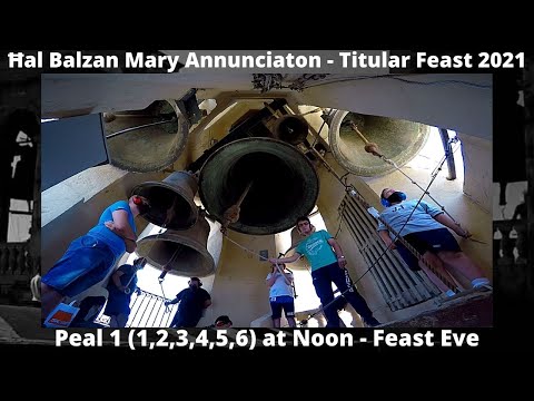 Mota 1 ta' 12:00pm (2021 - 1,2,3,4,5,6) - Ħal Balzan Marija Annunzjata - Festa Titulari - 6 Qniepen