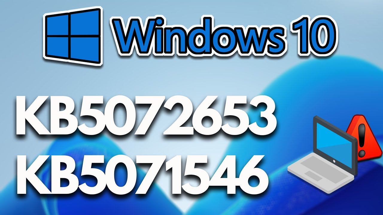 Error al INSTALAR o descargar la actualización KB5071546/KB5072653 en Windows 10