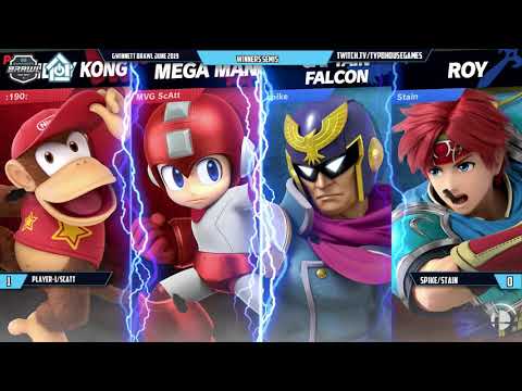 Gwinnett Brawl July 2019 - Player-1/ScAtt VS Spike/Stain - Doubles Winners Semis