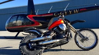 Ice-Bike, Mountaintop riding on a frozen lake! Shot in 4k!