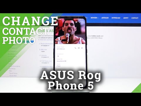 How to Add Photo to Contact on ASUS ROG Phone 5 – Profile Picture